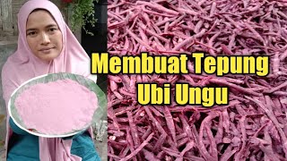 Cara Membuat Tepung Ubi Ungu [upl. by Sitoiganap]