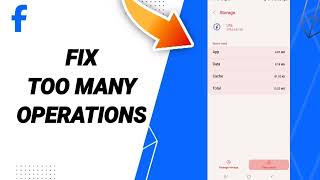 How To Fix Too Many Operations On Facebook Lite App 2023 [upl. by Lenoj767]