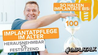 So halten Implantate bis du 100 bist  Pflege  Zahnersatzwahl  Stolperfallen [upl. by Hereld401]