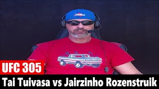 UFC 305 Tai Tuivasa vs Jairzinho Rozenstruik PREDICTION [upl. by Gherardi]