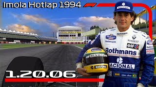 F1 Imola Hotlap 1994  Ayrton Senna Onboard  F1 Challenge 9902 [upl. by Rannug146]