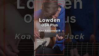 🎸 Lowden O34 Koa amp Adirondack played by Bertolf [upl. by Ross]