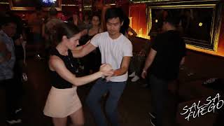 Edson and Megan at Salsa Fuego [upl. by Annawd]