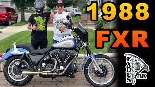 My Harley Davidson FXR  First Ride Back [upl. by Sokem]