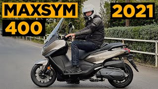 SYM MAXSYM 400  Testfahrt  Top Speed [upl. by Schnabel475]