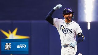 Mets acquire Jose Siri from Rays for Eric Orze  SNY [upl. by Naicul132]