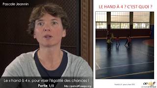 Pascale Jeannin  Atelier de pratique handball partie « théorique » – Partie 16 [upl. by Aihtiekal]