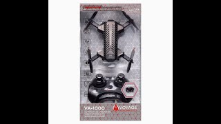 Voyage Aeronautics VA1000 HD Streaming Drone with Wide  Angle Lens  Black Color  Size  7 inches [upl. by Jona123]