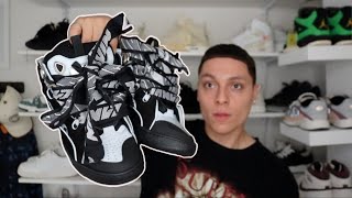 3M REFLECTIVE LANVIN BlackGrey Curb Sneaker Review  ON FOOT [upl. by Ainalem649]