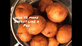 How To Make Bofrot Ghana 🇬🇭 [upl. by Ailedamla274]