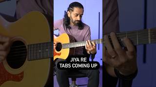 Jiya Re  Tabs  Guitar Riff Lesson  Chandresh Kudwa shorts [upl. by Lilac]