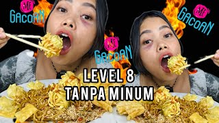 MUKBANG MIE GACOAN LEVEL 8 TANPA MINUM🥵MUKBANGASMR [upl. by Shaine]