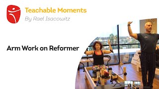 Teachable Moment  Arm Work on Reformer [upl. by Eulalie]