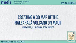 Creating a 3D Map of the Haleakalā Volcano on Mauii  Jim Eynard US National Park Service [upl. by Topping]