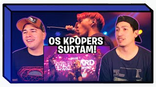 React Grupo kpop KARD cantando PESADÃO DA IZA [upl. by Anawit]