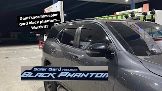 Eps 9 Fortuner 28 1gd GR SPORT Review Lengkap kaca film Solar Gard Black Phantom di fortuner [upl. by Norehs]