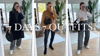 7 DAYS 7 OUTFITS  STYLING MY FAVORITE TOTÊME PIECES DEUTSCH [upl. by Birkner]