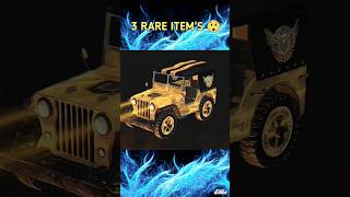 TOP 3 OLD RARE ITEMS  FF  foryou highlightfreefire highlights [upl. by Fawne]