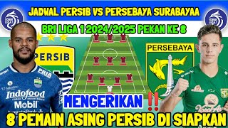 MENGERIKAN‼️ 8 PEMAIN ASING PERSIB DI SIAP KAN LAWAN PERSEBAYA  BIHMATC PERSIB VS PERSEBAYA [upl. by Severson]