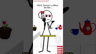 Doctors office be like Meme Animation  shorts animation funny audioTherealveronika [upl. by Clayberg]