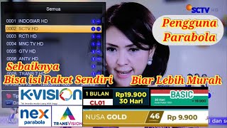 LEBIH MURAH ISI PAKET KVISION SENDIRI DARI PADA BELI KE MANA MANA [upl. by Rheims]