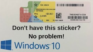 🔑 How to extract your Windows 10 License KEY for safe keeping 🔑 [upl. by Wrand]