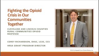 Fighting The Opioid Crisis in Our Rural Communities Best Practices OUD MAT Peer support and more [upl. by Toshiko]