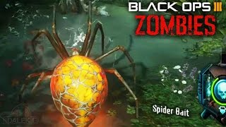 ZETSUBOU NO SHIMA EASTER EGG  SECRET SPIDER WEAPON TUTORIAL PLAY AS A SPIDER BO3 Zombies [upl. by Griffith926]