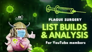 Death Guard List Analysis  The Plague Surgery  The Disgustingly Resilient Podcast [upl. by Skutchan]