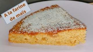 Gâteau sans beurre à la farine de maïs très peu calorique [upl. by Aikem60]