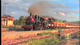 Trenes a vapor Locomotora Baldwin Circulaciones especiales en Zaragoza 06ª Parte [upl. by Ahsimot]