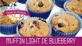 Muffin Light de Blueberry  Episódio 3  Receitas da Mussinha [upl. by Adniles]