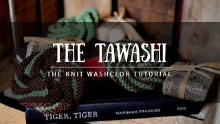 Learn To Knit  Tawashi Spiral Scrubbie Sponge Tutorial [upl. by Newell30]