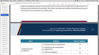 GUIA DE TEMAS DE ESTUDIO PARA EXAMEN CENEVAL EGEL PLUS INGENIERIA COMPUTACIONAL ceneval [upl. by Suivatram]