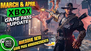 23 MASSIVE NEW XBOX GAME PASS DROPS THIS APRIL amp MARCH amp BEYOND [upl. by Nelhsa327]