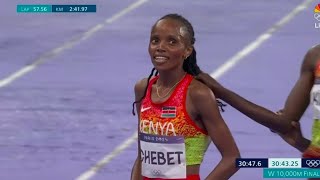 Beatrice Chebet won 10000M Womens Olympics Paris 2024 Race for Kenya Gold [upl. by Montford]