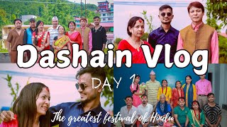 Dashain Vlog Day 1 The greatest festival of NepaliDashain 2081 [upl. by Lisette]