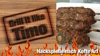 Grill it like Timo Hackspieß nach Köfte Art Rezept Nr 41 [upl. by Aiuqes]