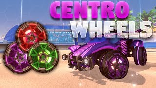 All Painted CENTRO Wheels On Rocket League [upl. by Notgnihsaw]