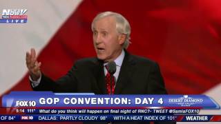 FULL SPEECH Former NFL Player Fran Tarkenton Speaks at 2016 GOP Convention  FNN [upl. by Nirel]