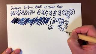 Diamine Oxford blue [upl. by Aleras309]