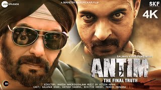 Antim  FULL MOVIE 4K HD Facts  Salman Khan  Aayush Sharma  Mahesh Manjrekar  Mahima Makwana [upl. by Russell]