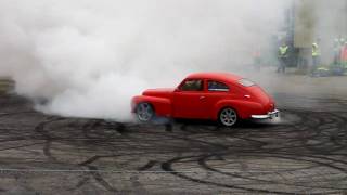 Lycksele Burnout 10 Volvo PV [upl. by Hathaway147]