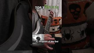 Top 3 Trivium Guitar Riffs 🎸 shorts metal guitarcover [upl. by Hatokad]