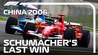 Michael Schumachers 91st And Final Win  2006 Chinese Grand Prix Highlights [upl. by Weingarten216]