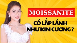 Moissanite có lấp lánh như kim cương kimcuong moissanite [upl. by Nosauq]