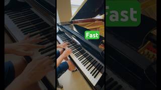 Practicing 3 vs 4 rhythm Chopin “FantasieImpromptu” Slow Medium amp Fast Tempo piano chopin [upl. by Oznol]