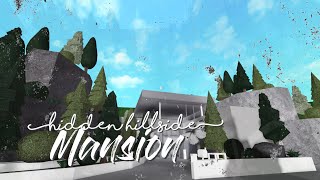 Roblox Bloxburg No Large Plot Hidden Hillside Mansion  Exterior 22  0ceanq [upl. by Elyrpa155]