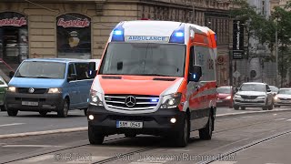 Prague Meditrans ambulance 156 responding  Praha Meditrans RZP 156 CZ  2962020 [upl. by Amalita]