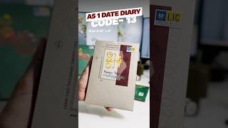 A5 1 Date Diary  Code 13 [upl. by Yellhsa]